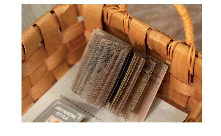50-Piece Retro Vintage Paper Set for Journaling and Crafts