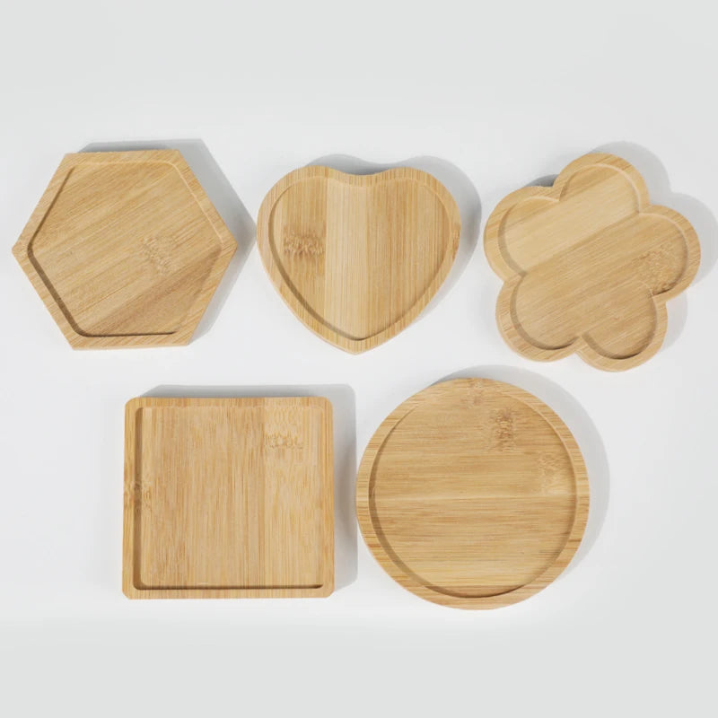 DIY Mosaic Coaster Kit – 5 Ceramic Glass Coaster Bases