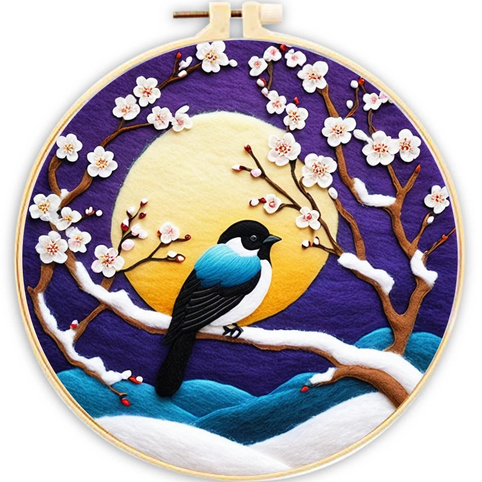Painting Wool Craft Set – Create Beautiful Wool Needle Felt Art