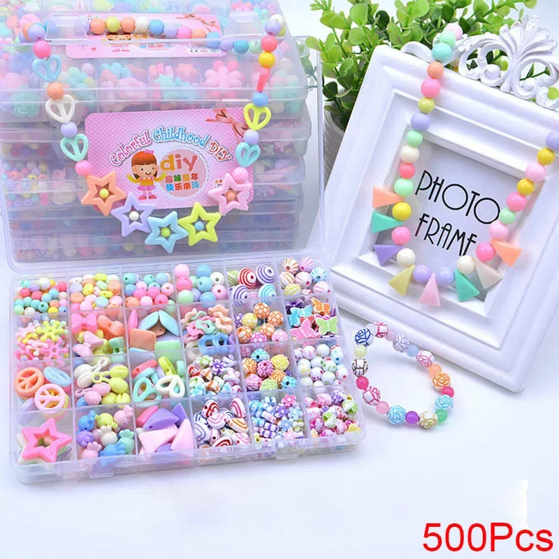 DIY Handmade Beaded Jewelry Kit – Craft Fun for Little Girls