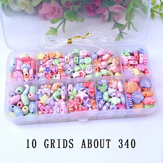 DIY Handmade Beaded Jewelry Kit – Craft Fun for Little Girls