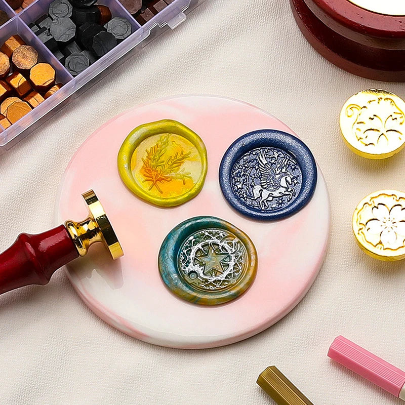 Elegant Wax Seal Stamp Kit for Invitations, Weddings, Crafts, Christmas