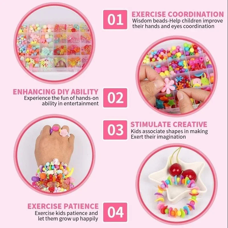 DIY Beaded Jewelry Set – Creative Craft Kit for Girls