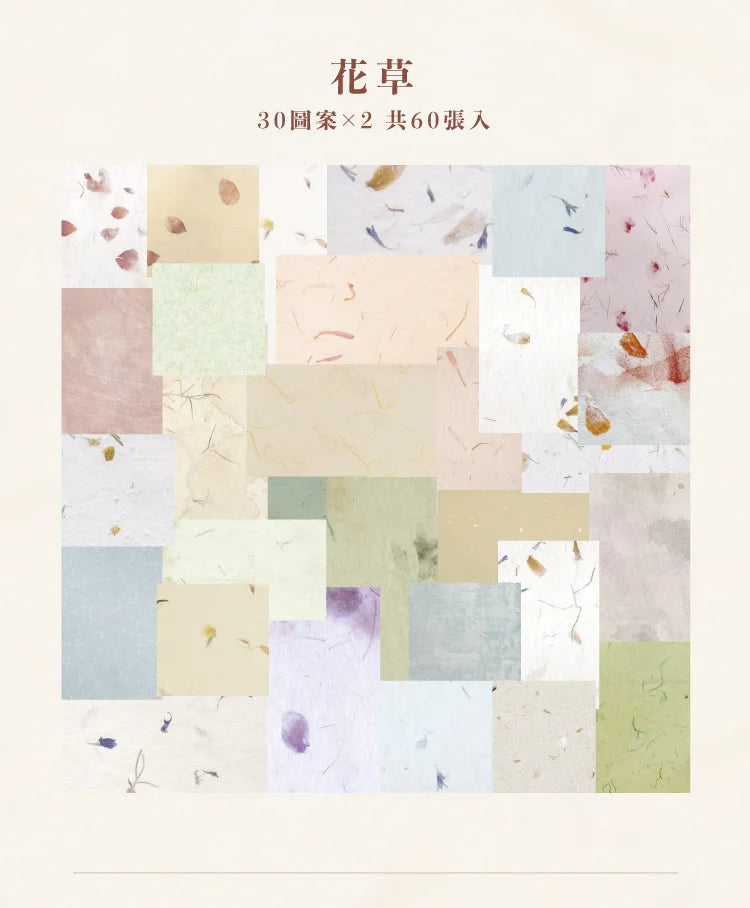 60-Piece INS-Style Retro Memo & Collage Paper Set for Crafts
