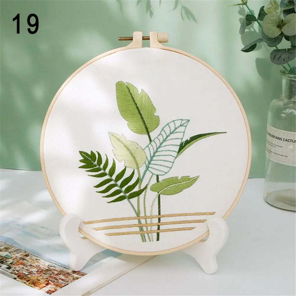 DIY Flower Embroidery Kit for Beginners – Complete Craft Set
