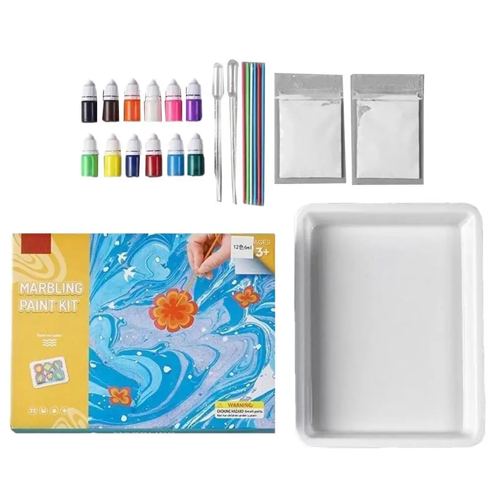 Kids Marbling Paint Kit – Fun, Creative, and Educational Craft Set