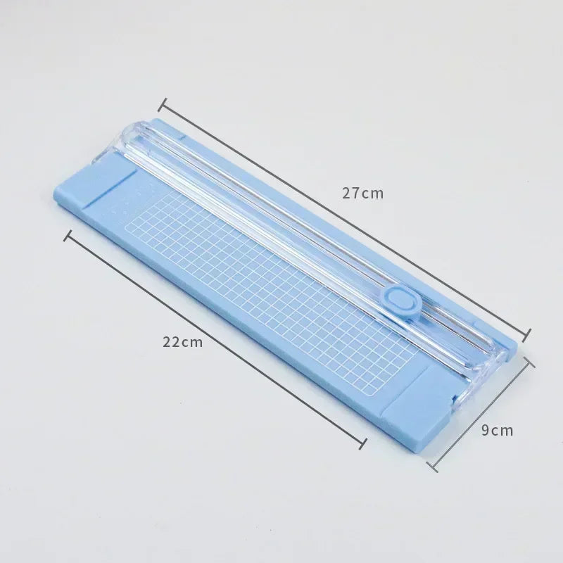Dual-Action A4 Paper Cutter with Precision Blade & Ruler