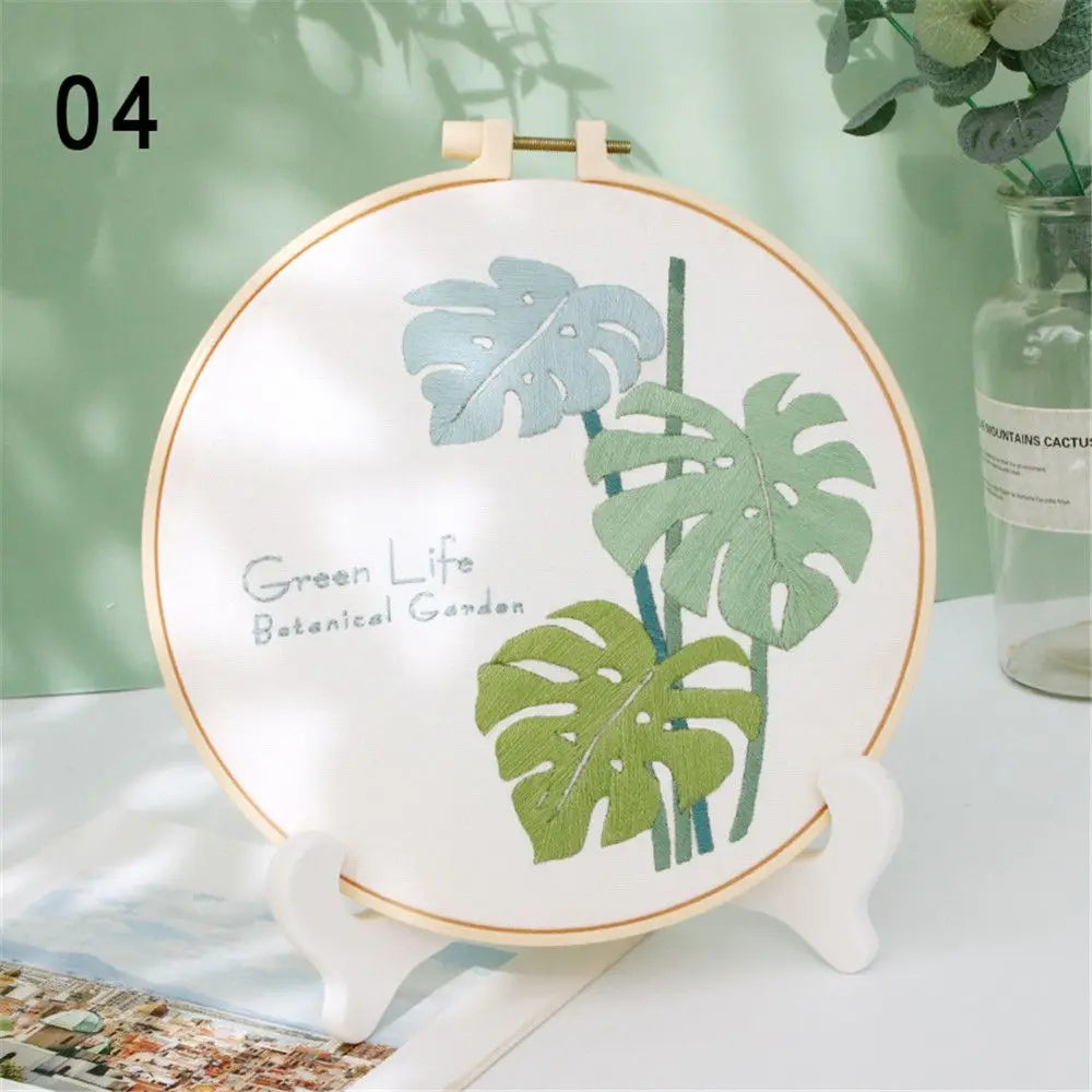 DIY Flower Embroidery Kit for Beginners – Complete Craft Set