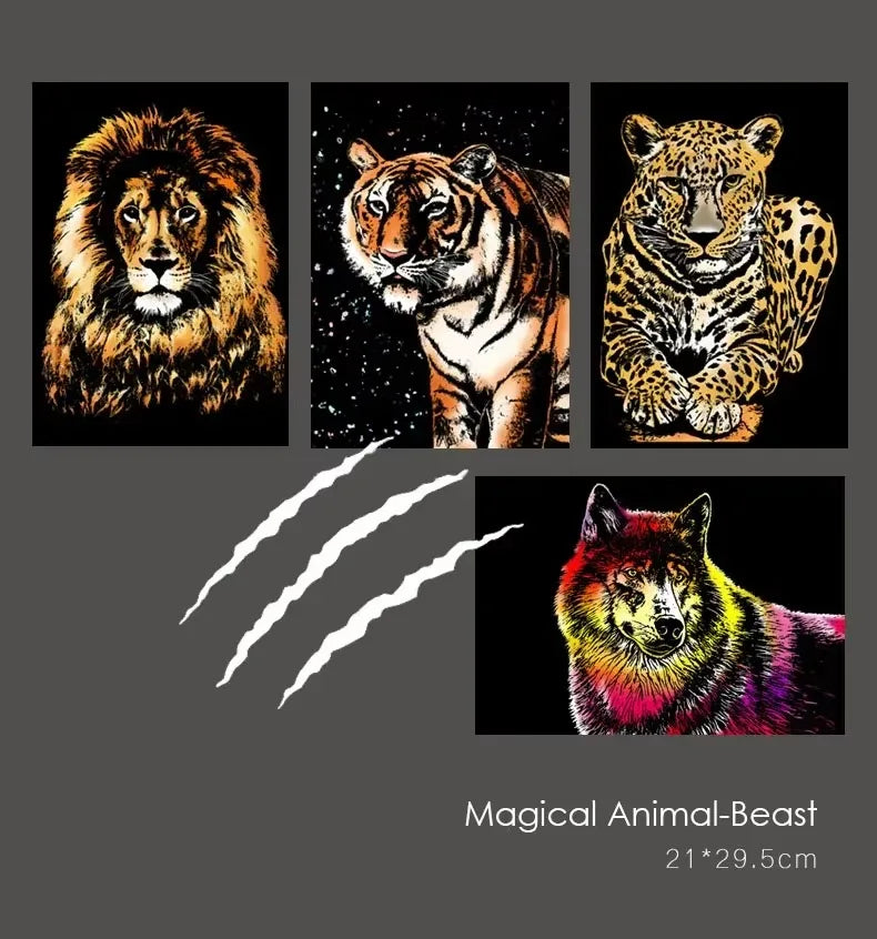 DIY Scratch Painting Kit – Fun and Creative Art for Kids