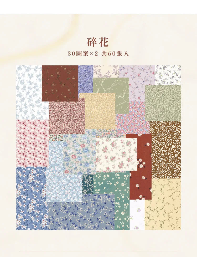 60-Piece INS-Style Retro Memo & Collage Paper Set for Crafts