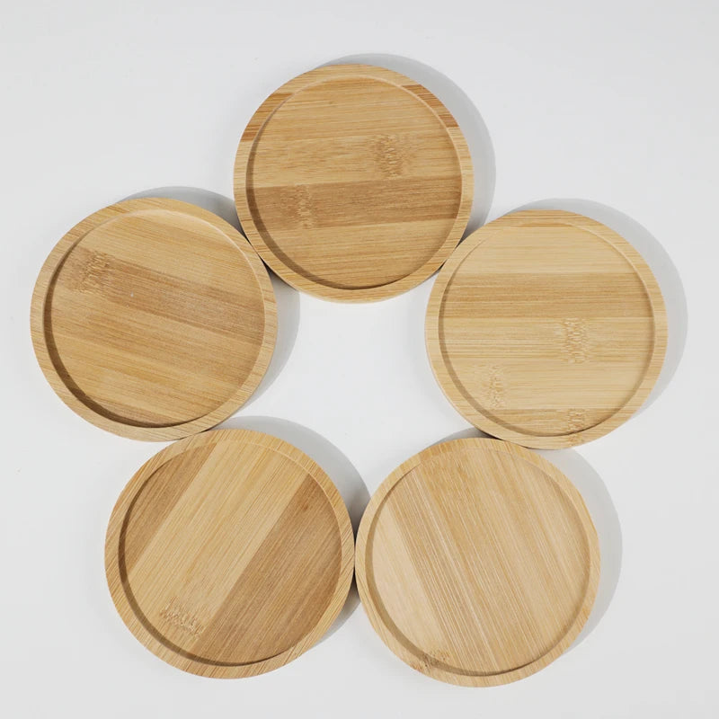 DIY Mosaic Coaster Kit – 5 Ceramic Glass Coaster Bases