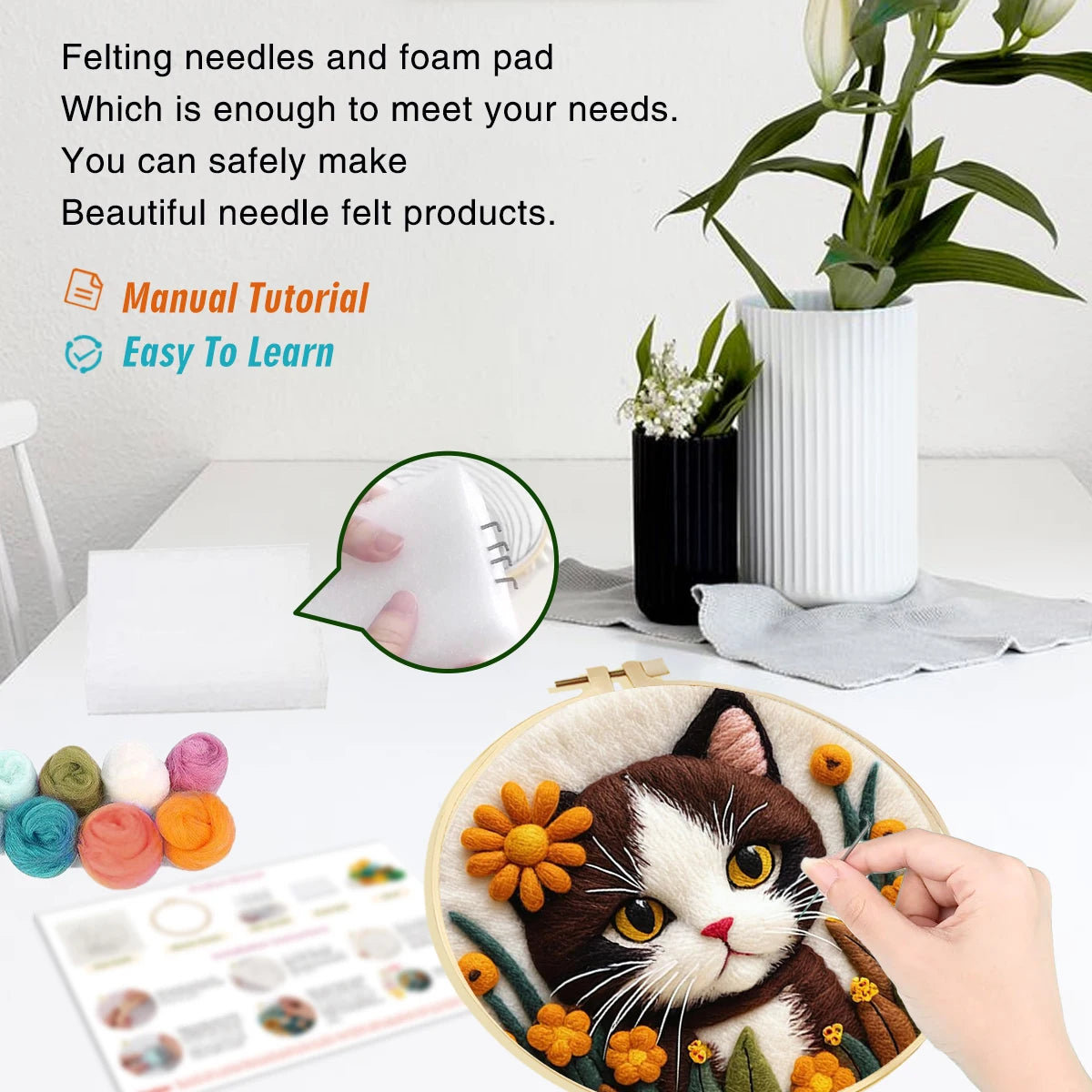 DIY Wool Needle Felting Kit – Craft, Create, and Enjoy