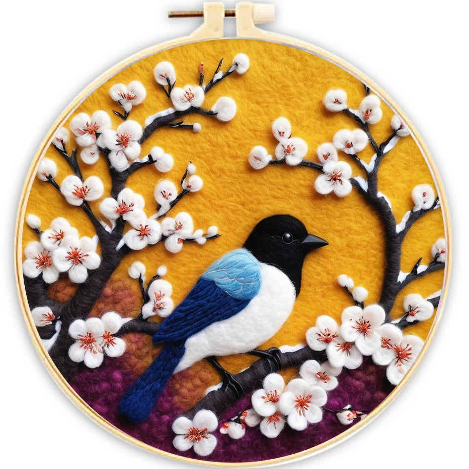 Painting Wool Craft Set – Create Beautiful Wool Needle Felt Art