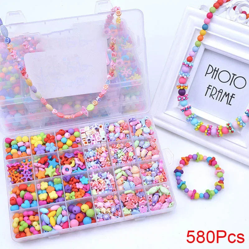 DIY Handmade Beaded Jewelry Kit – Craft Fun for Little Girls