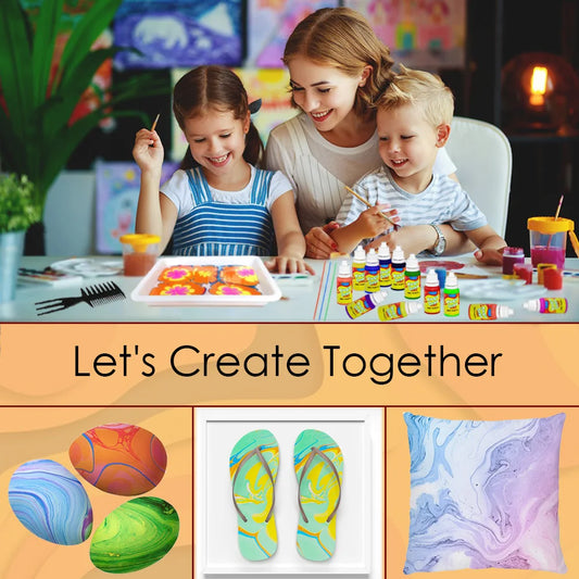 Marble Painting Kit – Creative Fun for Kids to Paint Water