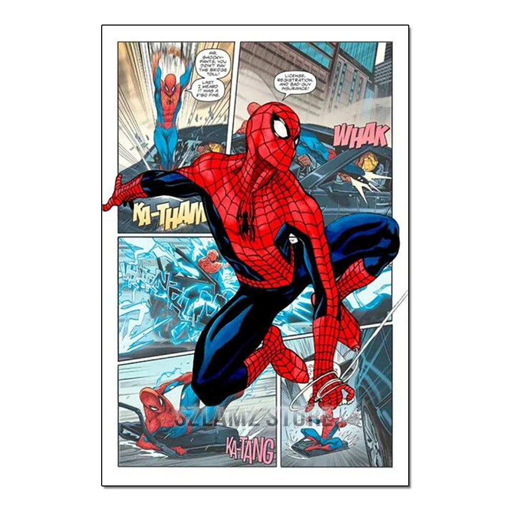 Disney Superhero Spiderman Diamond Painting – DIY Mosaic Gem Puzzle
