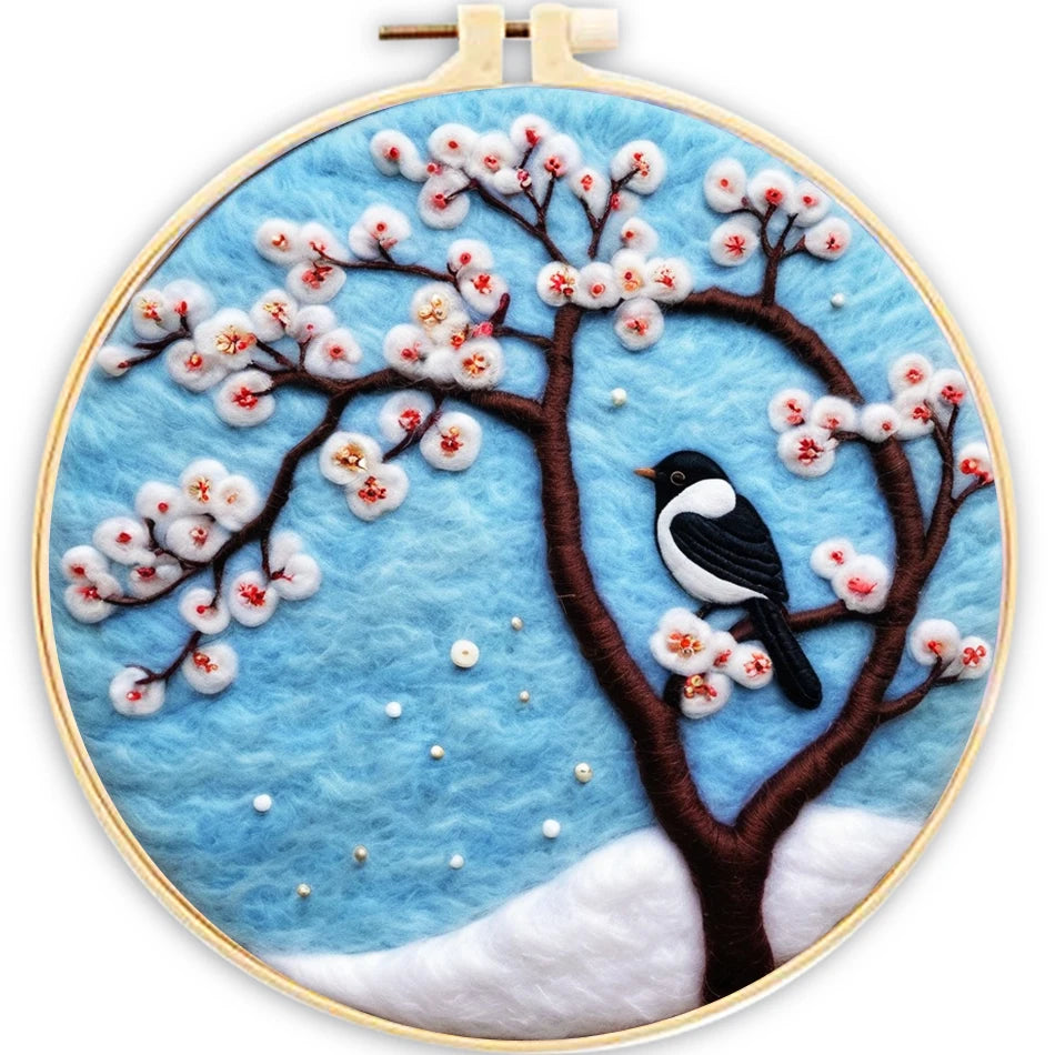 Painting Wool Craft Set – Create Beautiful Wool Needle Felt Art