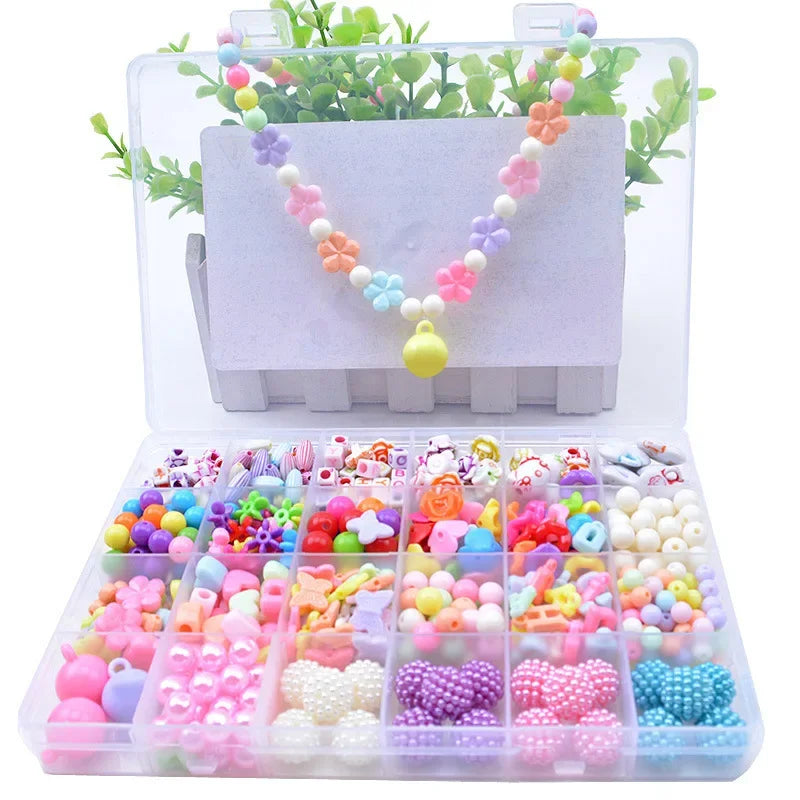 DIY Handmade Beaded Jewelry Kit – Craft Fun for Little Girls