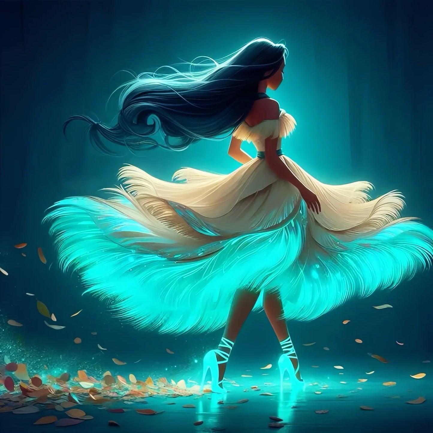 Disney Princess Diamond Painting Kit – Tinker Bell & Ariel Art