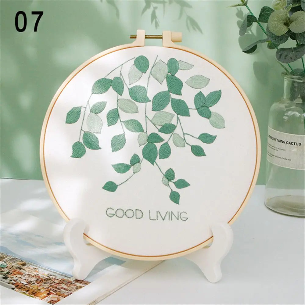 DIY Flower Embroidery Kit for Beginners – Complete Craft Set