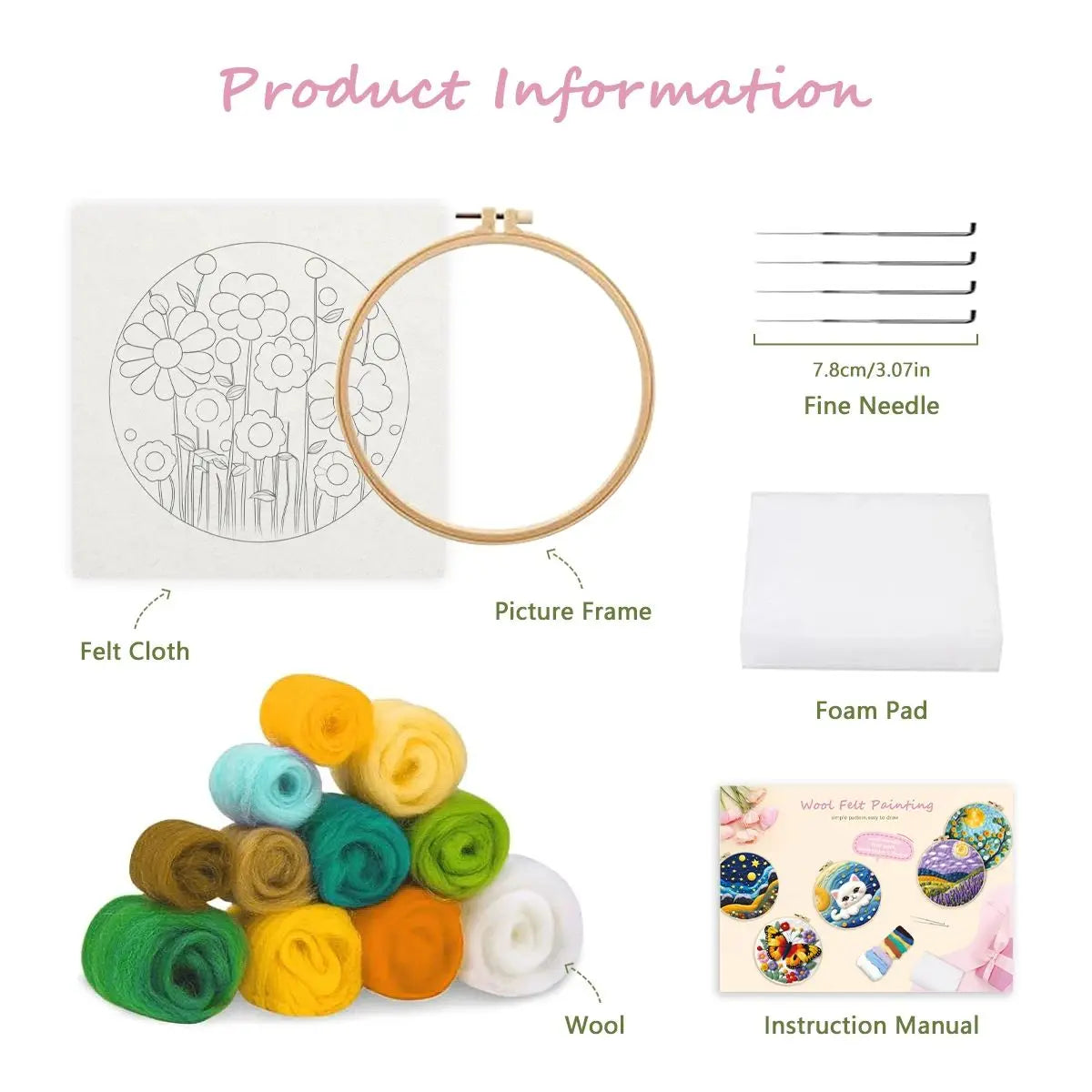 DIY Wool Needle Felting Kit – Craft, Create, and Enjoy