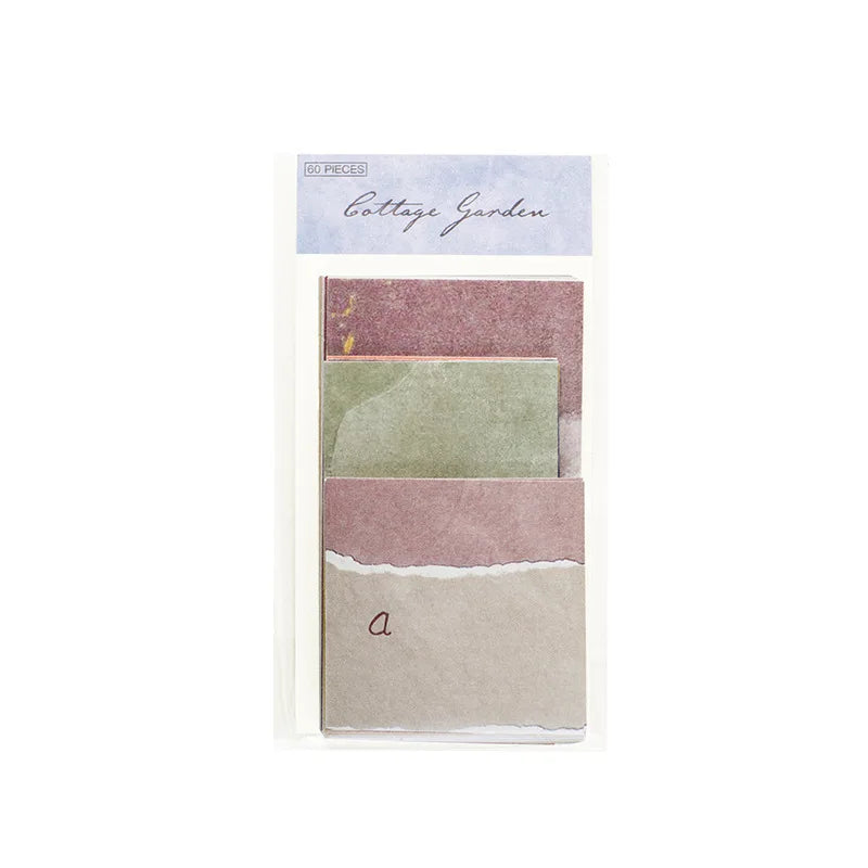 60-Piece INS-Style Retro Memo & Collage Paper Set for Crafts