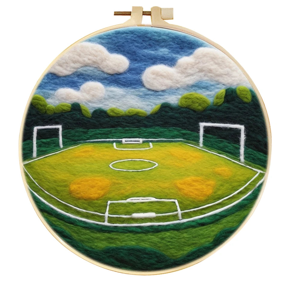 Wool Felting Painting Kit – Creative DIY Craft for Beginners