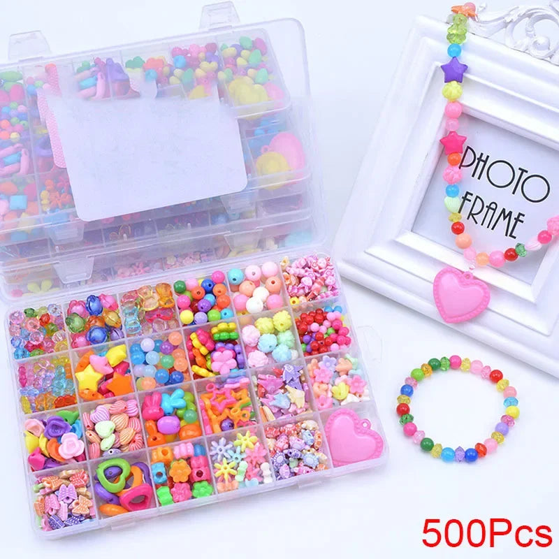 DIY Handmade Beaded Jewelry Kit – Craft Fun for Little Girls