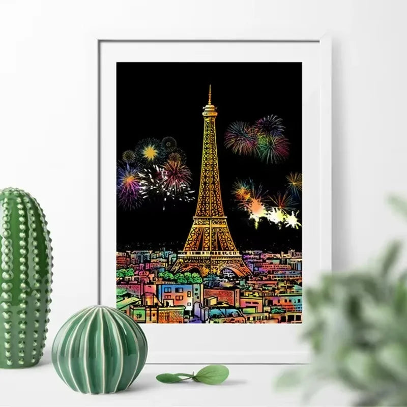 DIY Scratch Painting Kit – Fun and Creative Art for Kids