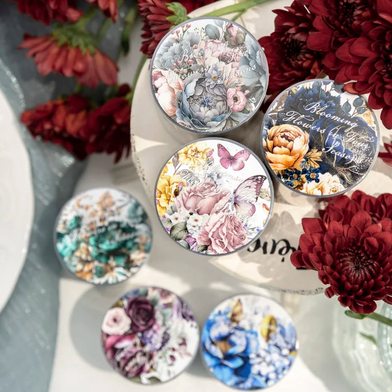50mm x 2m Floral Decorative Tape for Scrapbooking and Crafts