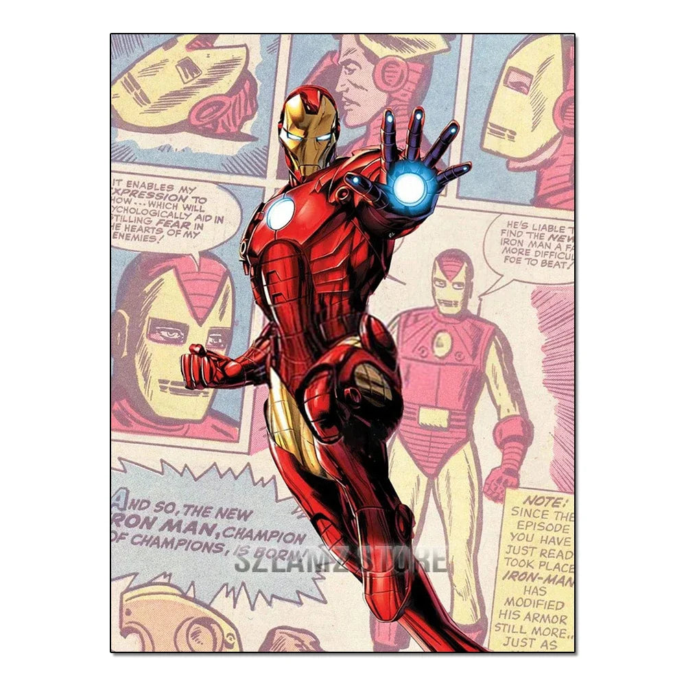 Disney Superhero Spiderman Diamond Painting – DIY Mosaic Gem Puzzle