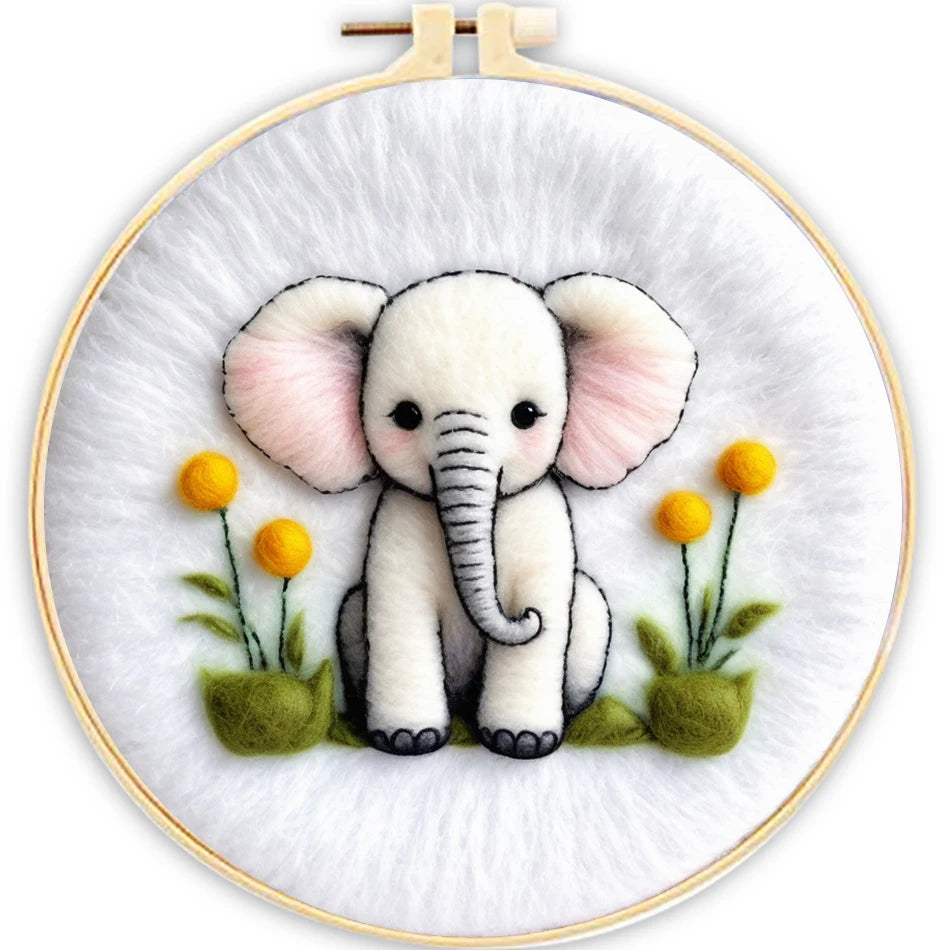 Painting Wool Craft Set – Create Beautiful Wool Needle Felt Art