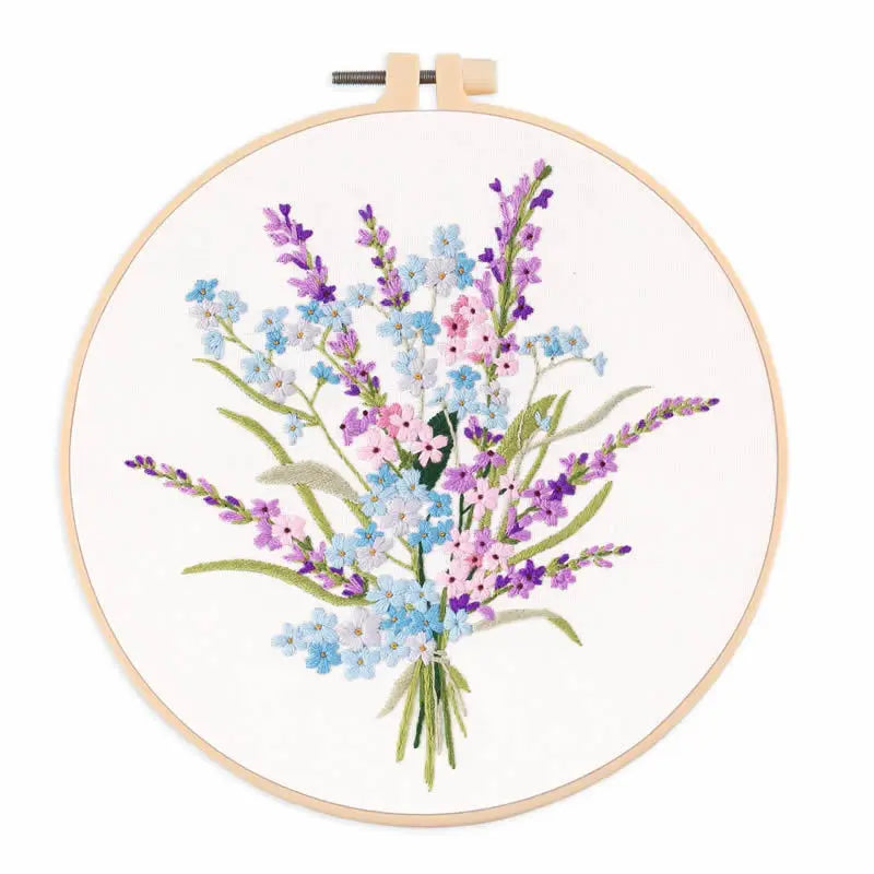 DIY Flower Embroidery Kit for Beginners – Complete Craft Set