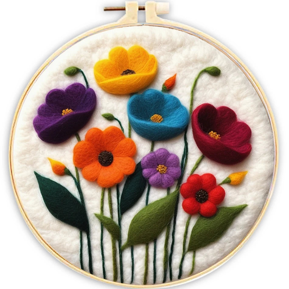 Painting Wool Craft Set – Create Beautiful Wool Needle Felt Art