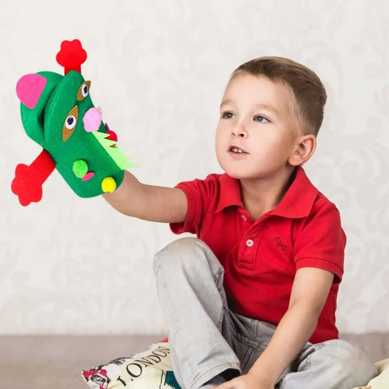 12pcs Hand Puppet Kit – DIY Craft for Kids’ Creativity