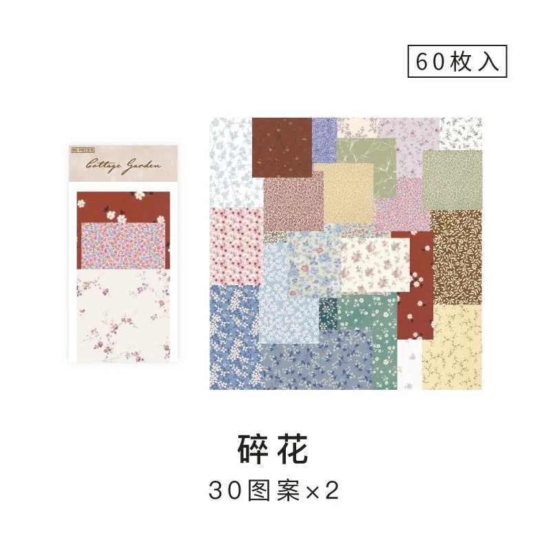 60 Sheets Vintage Collage Paper for Scrapbooking, Journaling, and Crafts