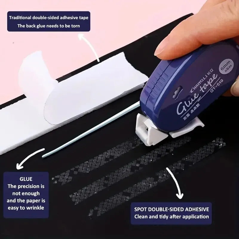 1pc Double-Sided Adhesive Dot Tape for Scrapbooking & DIY Projects