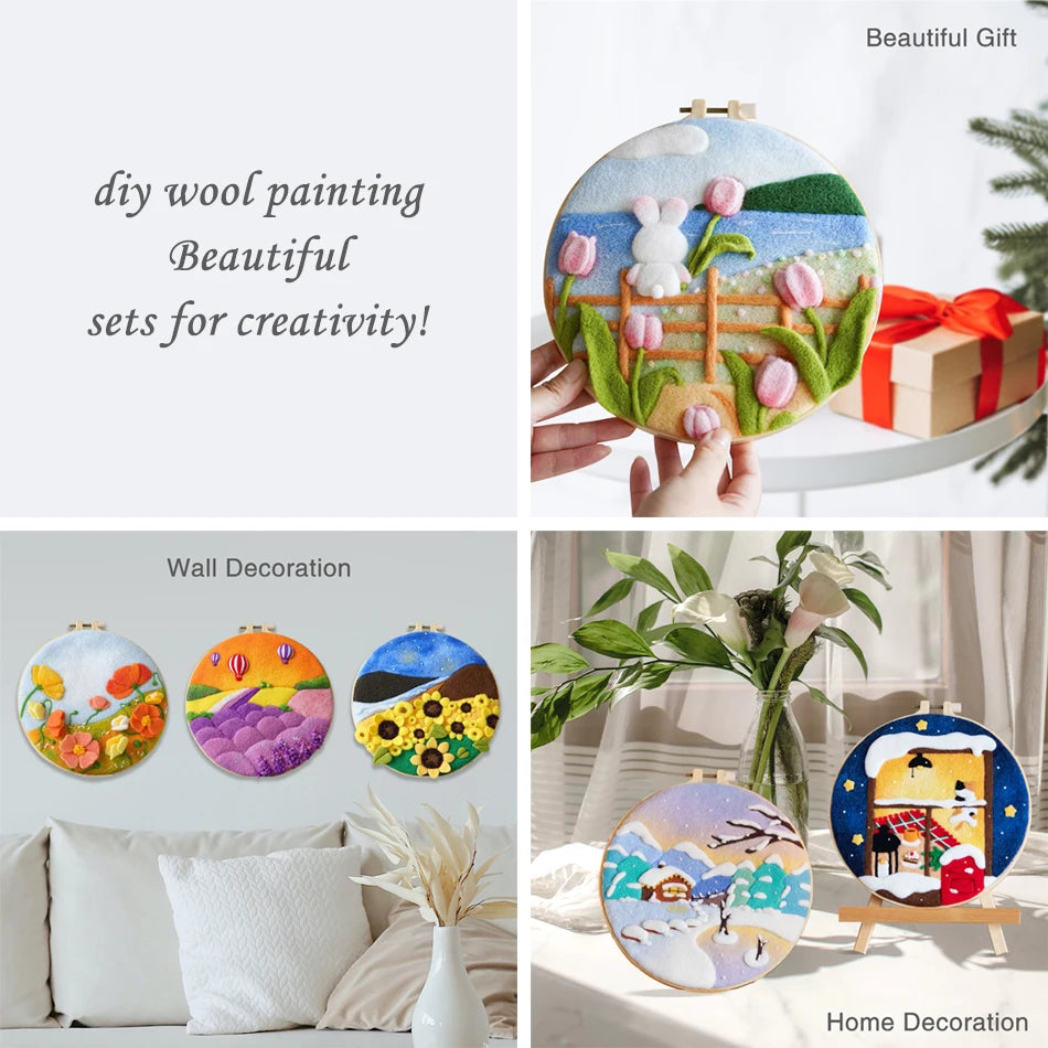 DIY Wool Felting Craft Kit – Creative Handicraft Art Project