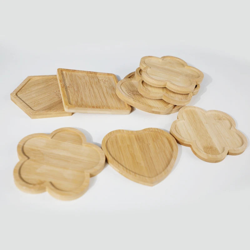 DIY Mosaic Coaster Kit – 5 Ceramic Glass Coaster Bases