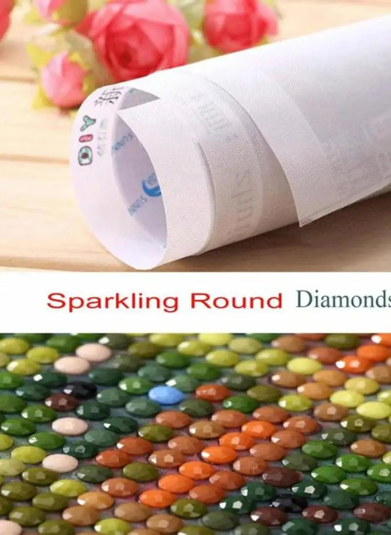 DIY Diamond Painting Kit – Sparkling Acrylic Craft for Home Decor