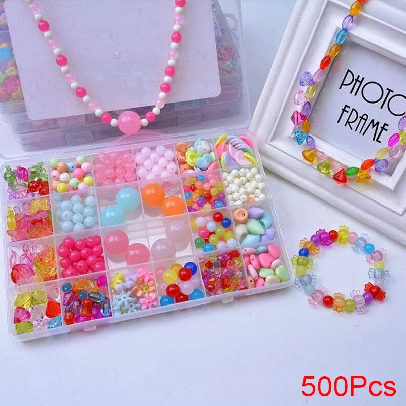 DIY Handmade Beaded Jewelry Kit – Craft Fun for Little Girls