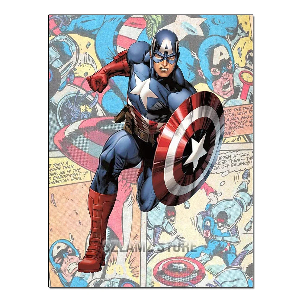 Disney Superhero Spiderman Diamond Painting – DIY Mosaic Gem Puzzle