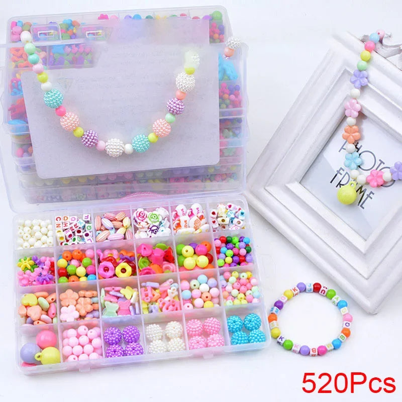 DIY Handmade Beaded Jewelry Kit – Craft Fun for Little Girls