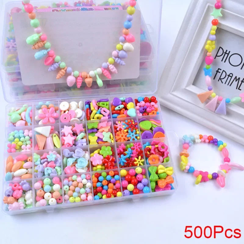 DIY Handmade Beaded Jewelry Kit – Craft Fun for Little Girls