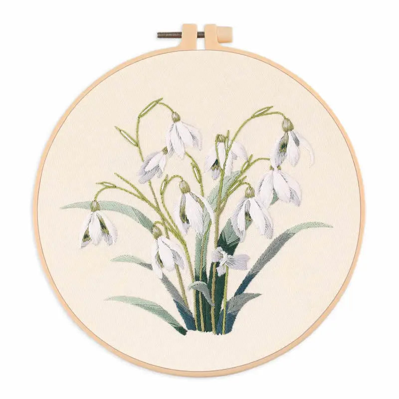 DIY Flower Embroidery Kit for Beginners – Complete Craft Set