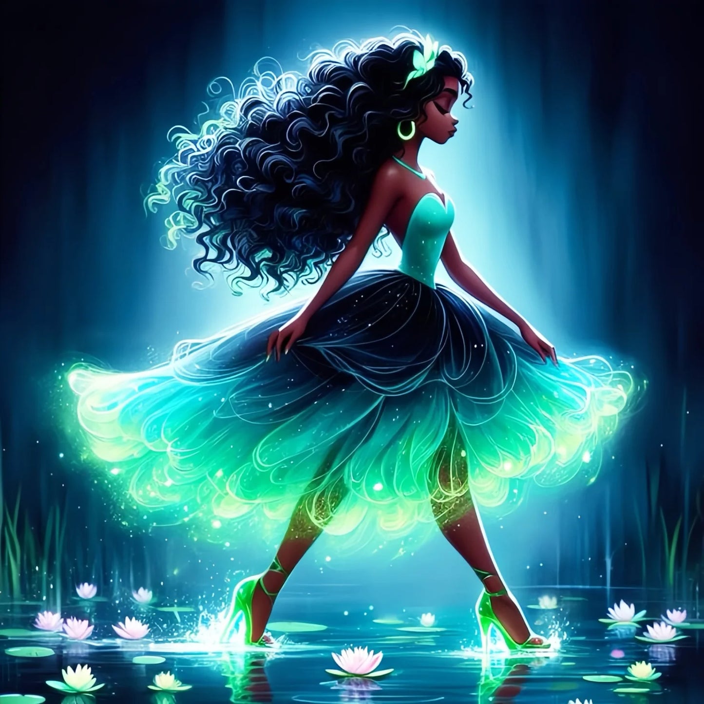 Disney Princess Diamond Painting Kit – Tinker Bell & Ariel Art