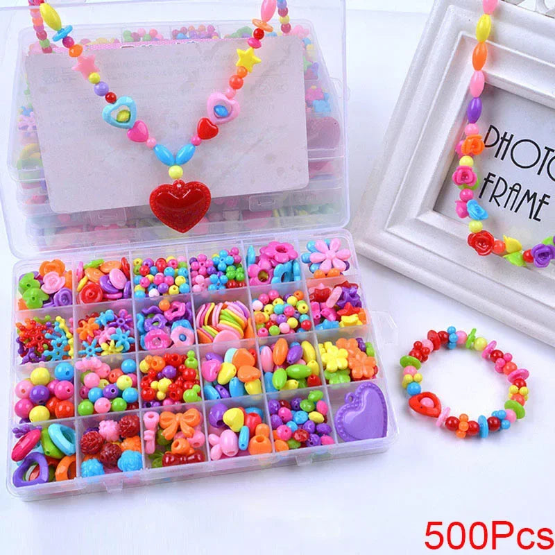 DIY Handmade Beaded Jewelry Kit – Craft Fun for Little Girls