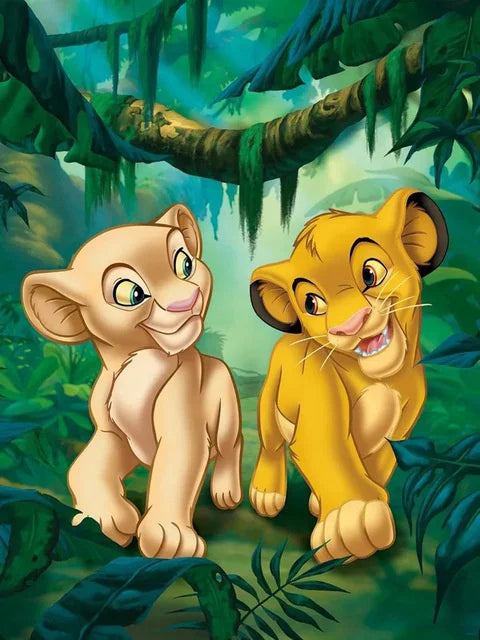 Disney DIY Acrylic Paint By Numbers Kit – Lion King Art