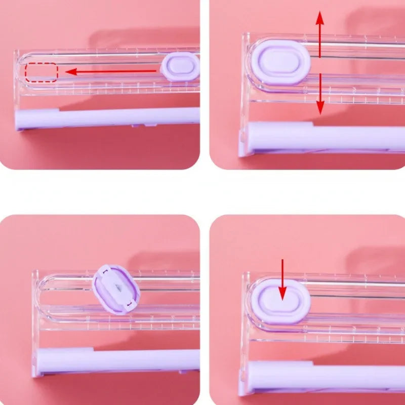 Dual-Action A4 Paper Cutter with Precision Blade & Ruler