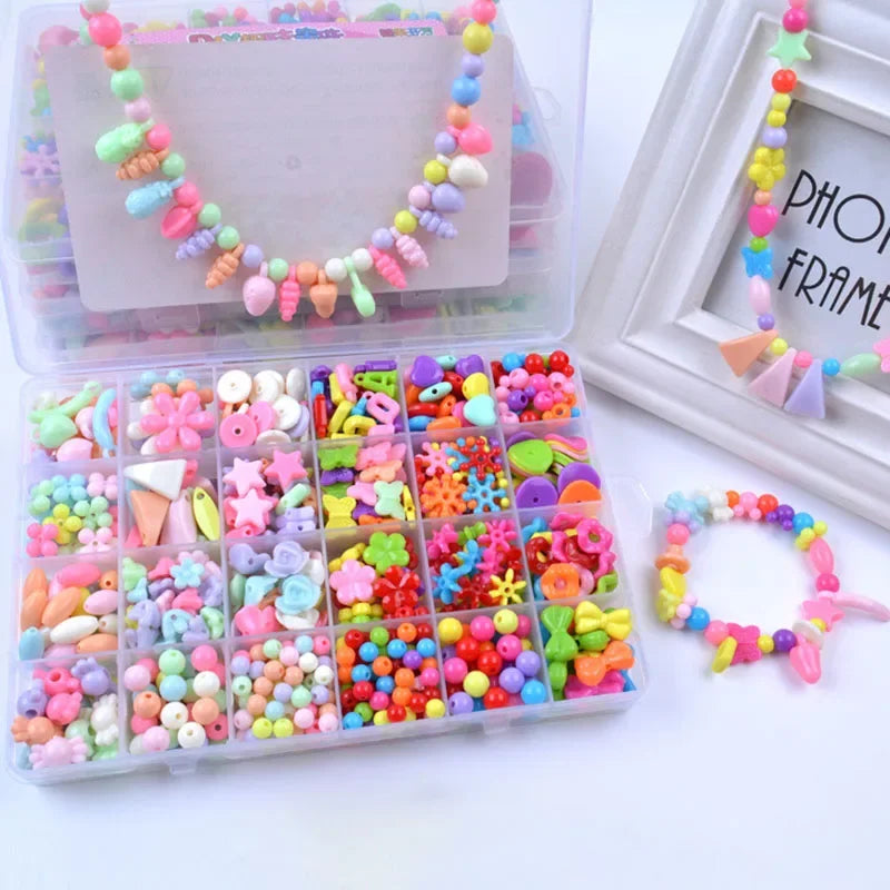DIY Handmade Beaded Jewelry Kit – Craft Fun for Little Girls